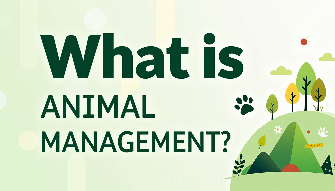 What Is Animal Management?