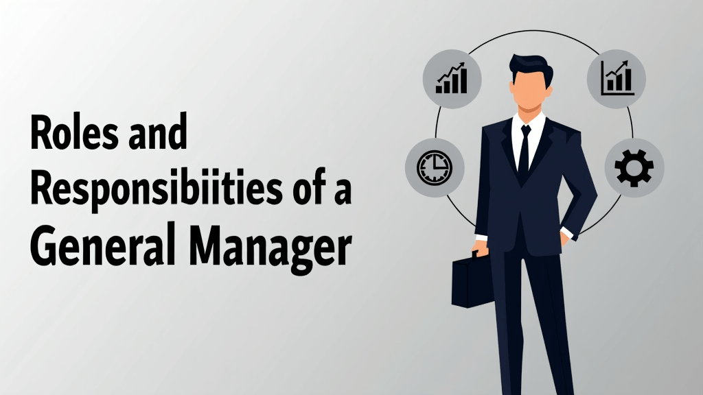 Roles and Responsibilities of a General Manager